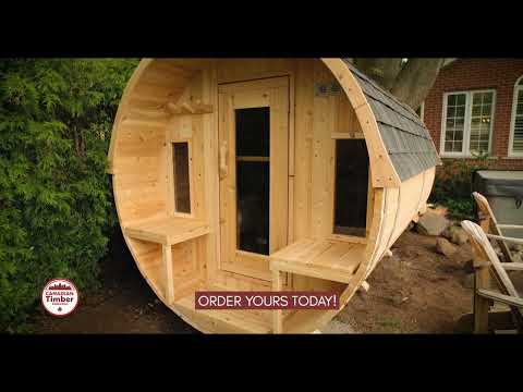 Dundalk CT Tranquility Barrel Sauna | CTC2345W