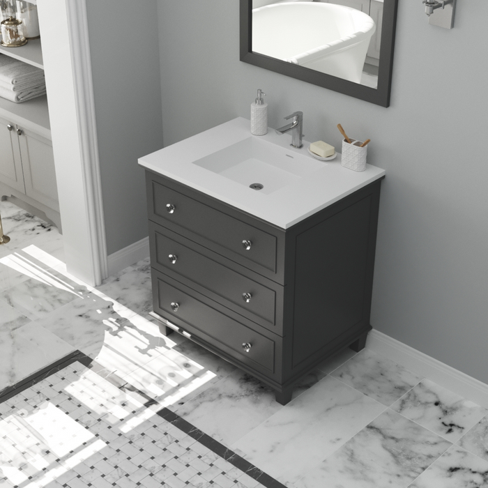 LUNA 30” | Single Bathroom Vanity Set