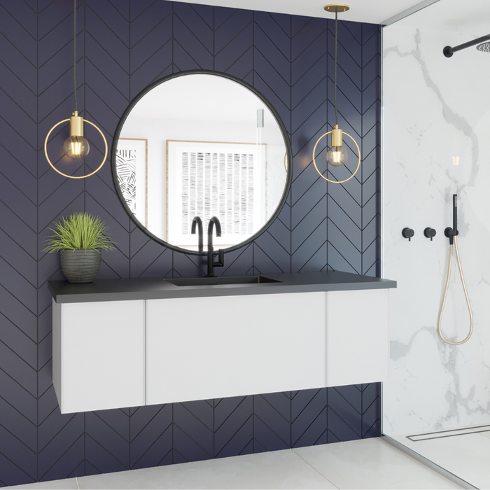 VITRI 54" | Wall Hung Single Bathroom Vanity Cabinet