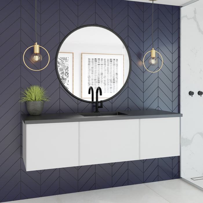 VITRI 66" | Wall Hung Single Bathroom Vanity Cabinet