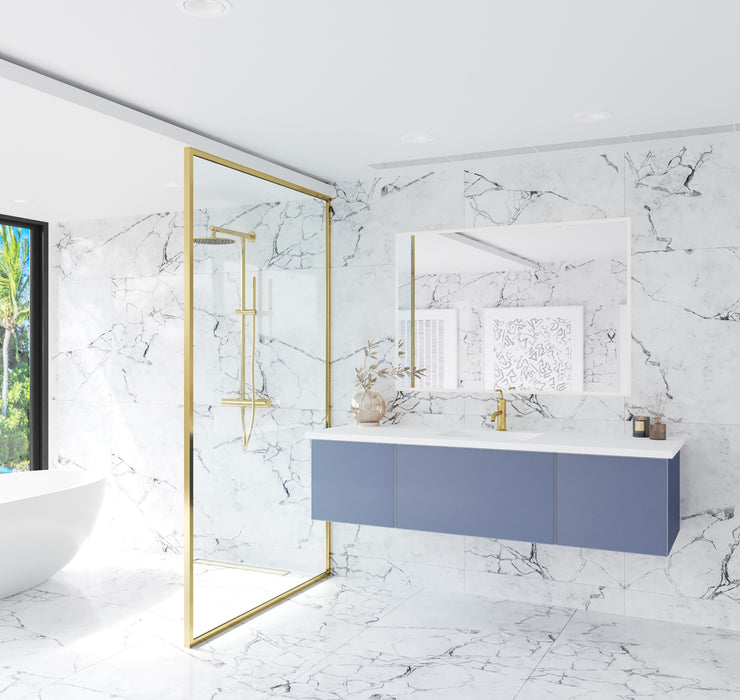 VITRI 66" | Wall Hung Single Bathroom Vanity Set