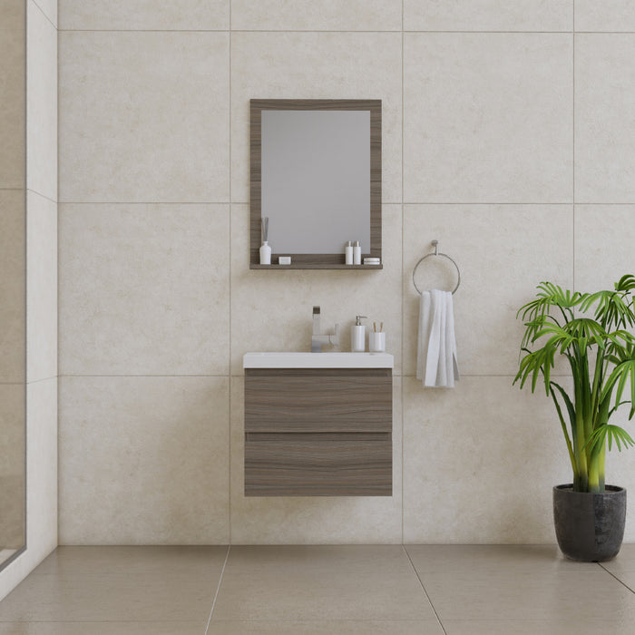 PATERNO 24" | Wall Hung Single Bathroom Vanity Set